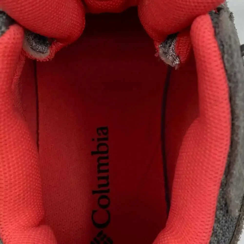 Columbia Gray/Coral Winter Boots | Women’s US 8, Textile Nylon